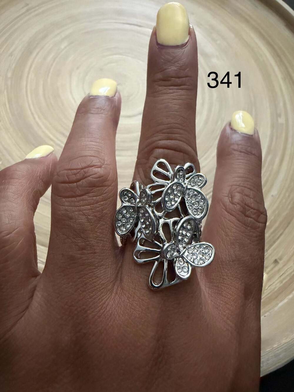 341 Butterfly Statement Ring